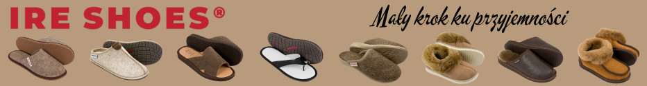 Baner IRE SHOES z obuwiem domowym