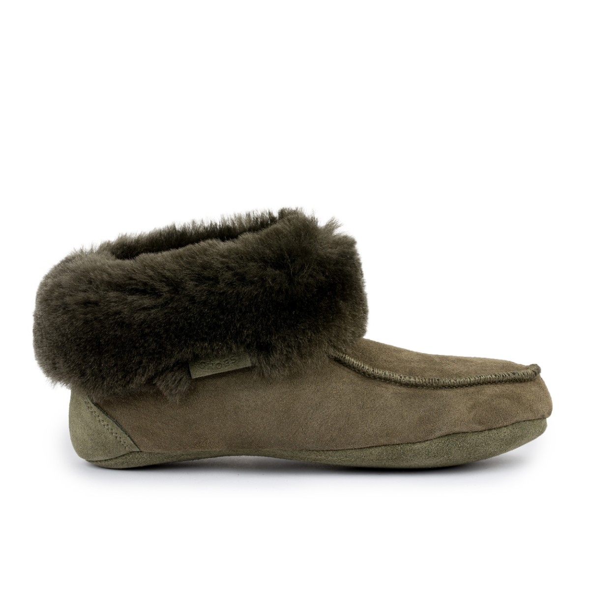 Bambosz khaki BWS2208-014 — boczny profil i zabudowana pięta